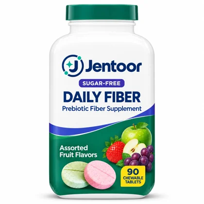 Daily Fiber Chewable Tablets — illustrative Jentoor packaging