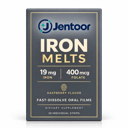 Iron Melts Oral Films — illustrative Jentoor packaging