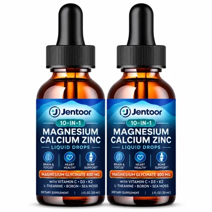Magnesium, Calcium & Zinc Drops — illustrative Jentoor packaging