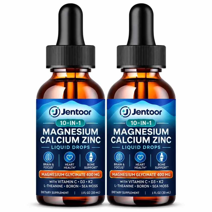 Magnesium, Calcium & Zinc Drops illustrative packaging