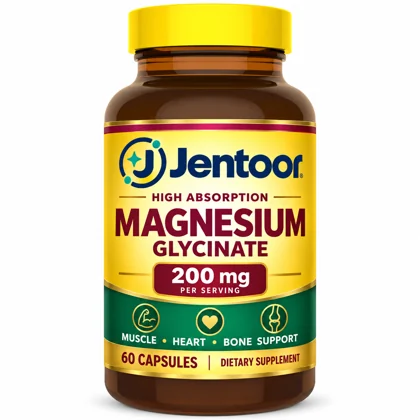 Magnesium Glycinate Capsules — illustrative Jentoor packaging