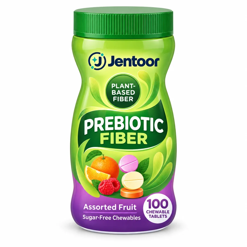 Prebiotic Fiber Chewable Tablets illustrative packaging