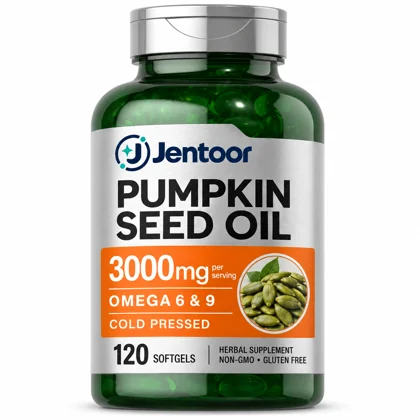 Pumpkin Seed Oil Softgels — illustrative Jentoor packaging
