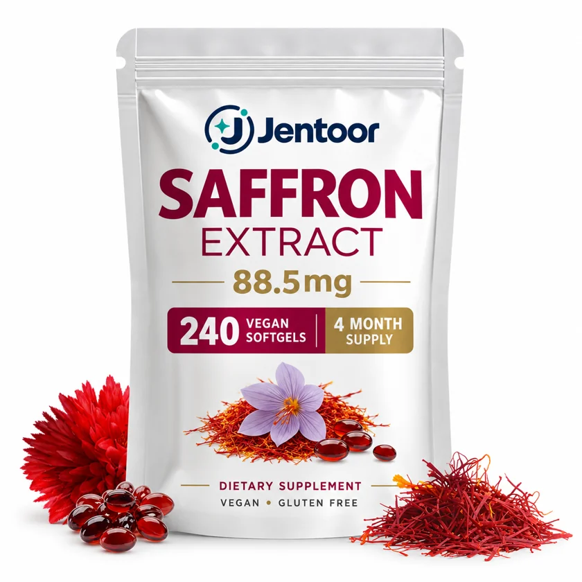 Saffron Extract Softgels illustrative packaging