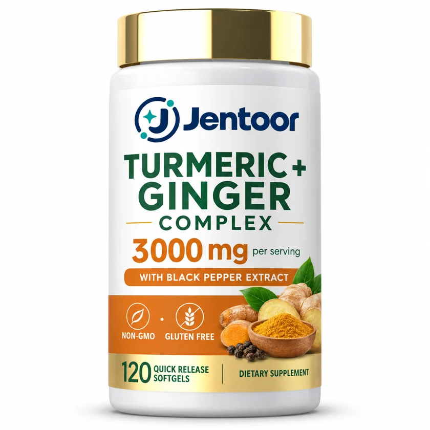 Turmeric & Ginger Complex illustrative packaging