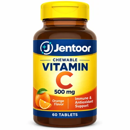 Vitamin C Chewable Tablets — illustrative Jentoor packaging
