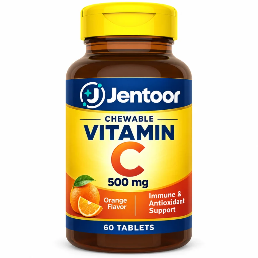 Vitamin C Chewable Tablets illustrative packaging
